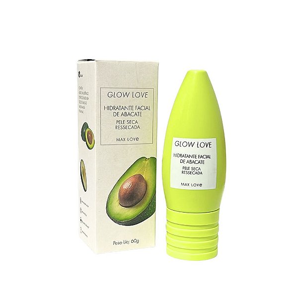 HIDRATANTE FACIAL DE ABACATE GLOW LOVE - MAX LOVE