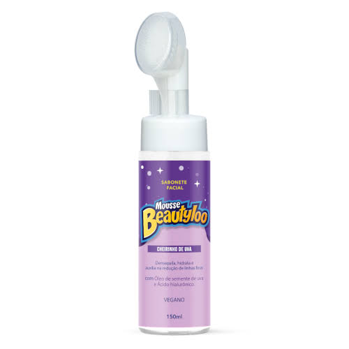 SABONETE FACIAL MOUSSE BEAUTYLOO CHEIRINHO DE UVA