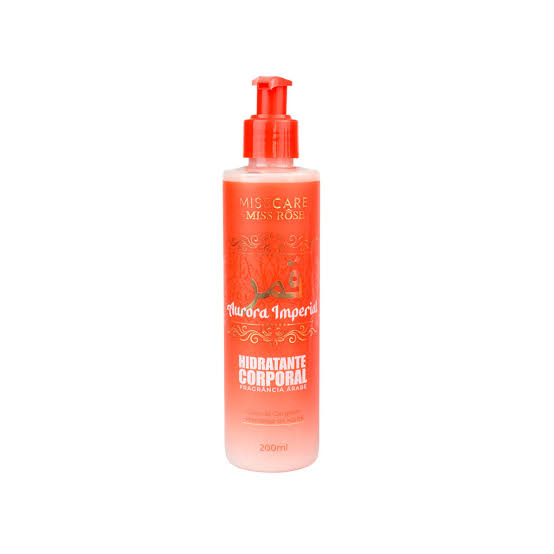HIDRATANTE COPORAL AURORA IMPERIAL FRAGRÂNCIA ÁRABE MISS CARE - MISS RÔSE