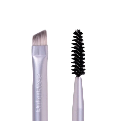 PINCEL DUO DE SOBRANCELHAS HOLOGRAPHIC HOE8 - RUBY ROSE