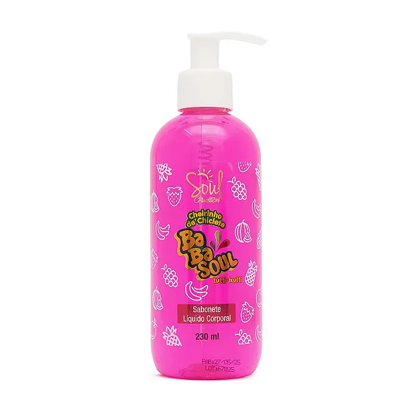 SABONETE LÍQUIDO BABASOUL TUTTI FRUTTI - SOUL COSMÉTICOS