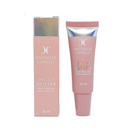 PRIMER DE GLITTER E PIGMENTO HELLO GLITTER - NATHALIA CAPELO