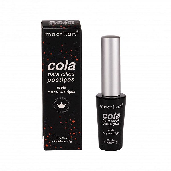 COLA DE CÍLIOS POSTIÇOS PRETA - MACRILAN