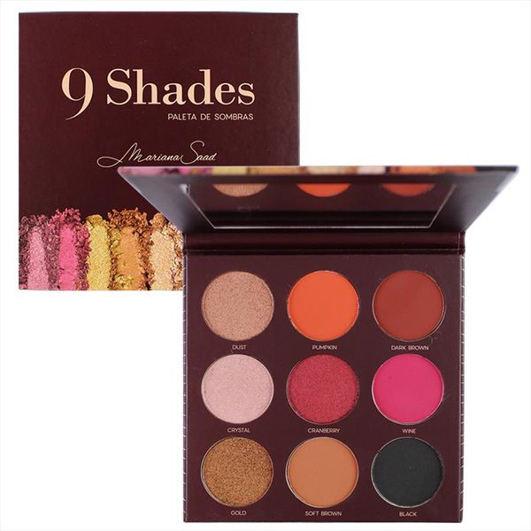 PALETA DE SOMBRAS 9 SHADES - MARIANA SAAD - OCÉANE