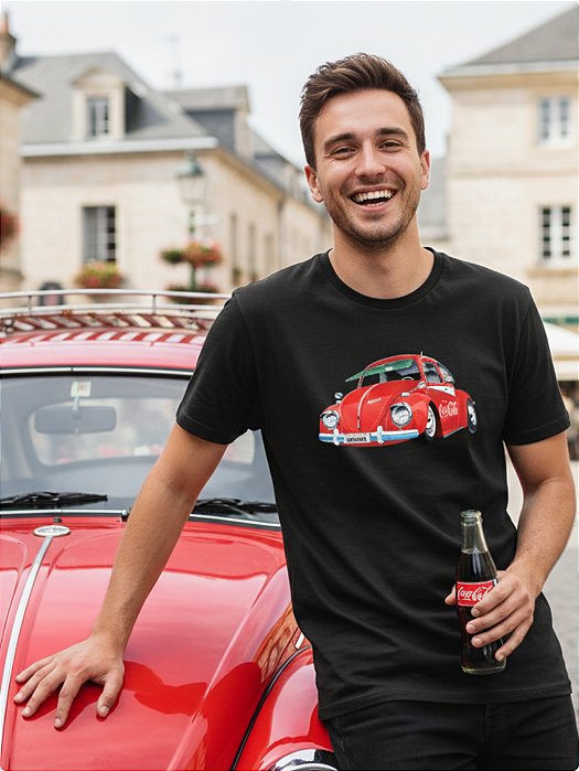 Camiseta Fusca Coca Cola