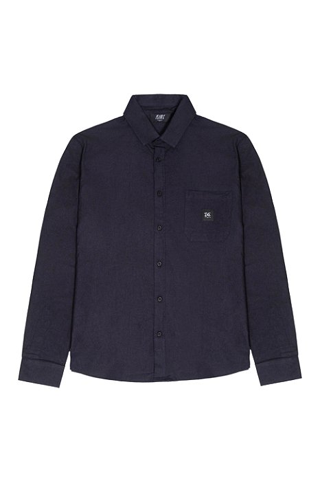 Camisa Plano C Flanel Midnight Azul
