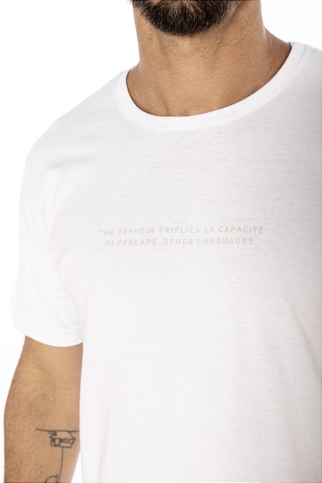 Camiseta Hop.oh Idiomas - Com Abridor de Garrafas