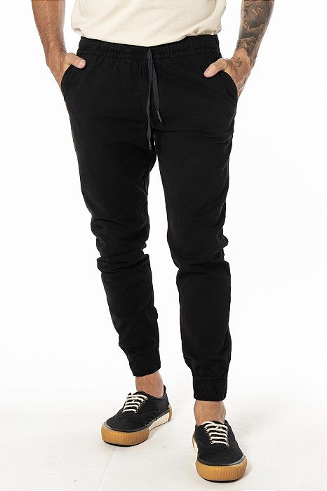 Calça Jogger Sarja Hop.oh - Preta