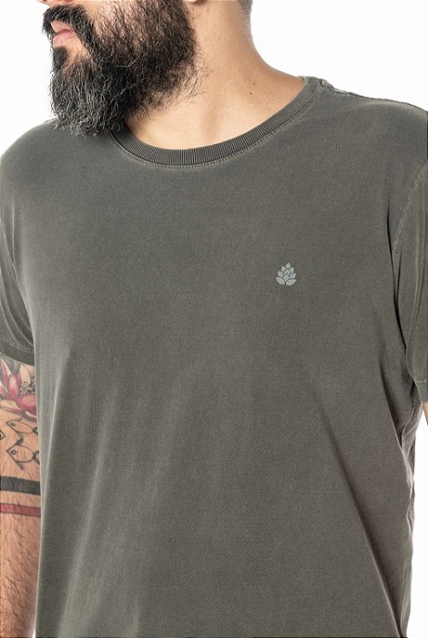 Camiseta Essencial Hop.oh - Chumbo Estonada