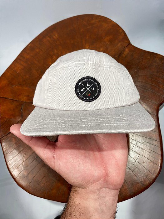 Boné Five Panel Sarja Hop.oh - Cinza / Gelo
