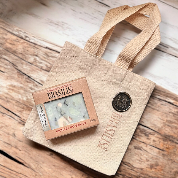 Kit Sabonete Corpo ✤ Mini Sacola Algodão