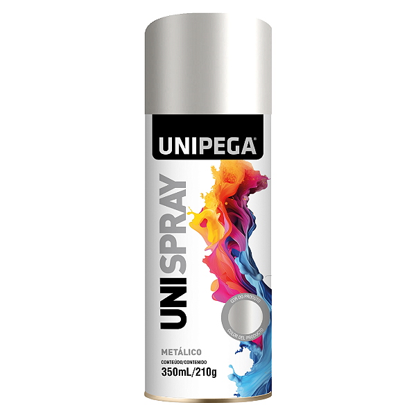 Tinta Spray Metálica Prata 350ml/210g