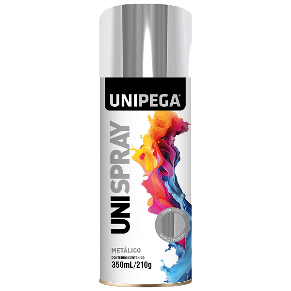 Tinta Spray Metálica Prata 350ml/210g