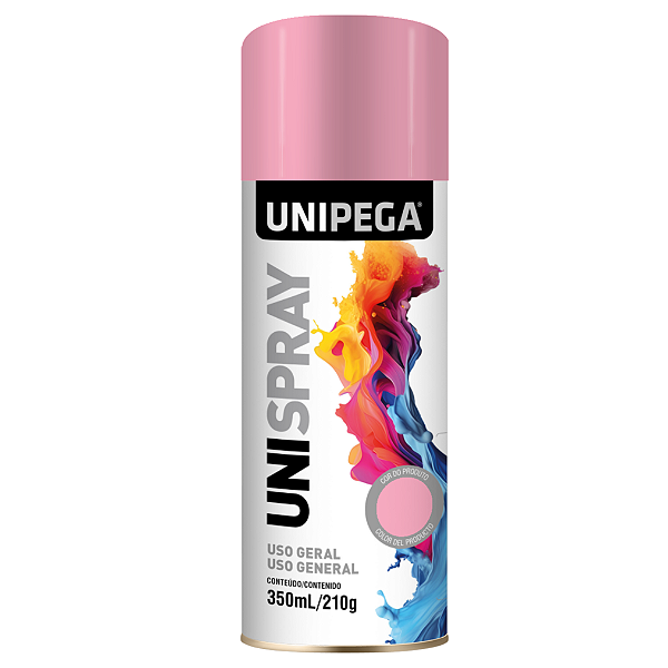 Tinta Spray Uso Geral Rosa 350ml/210g