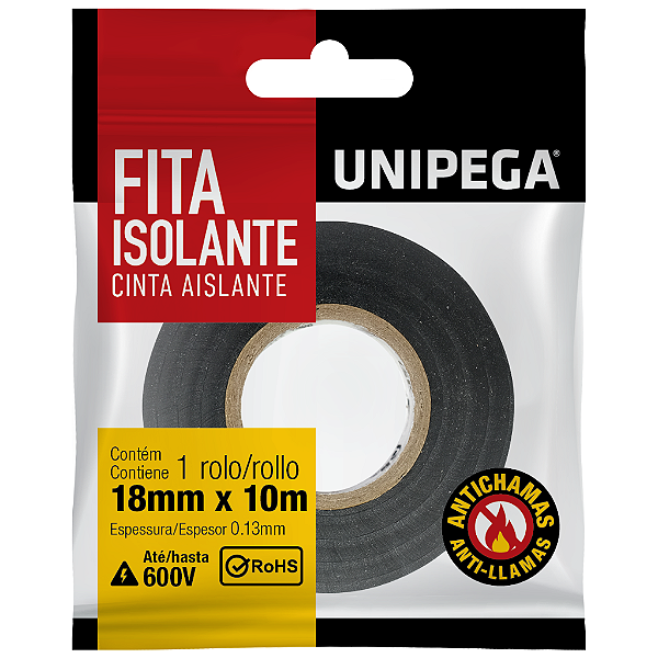 Fita Isolante Antichamas 18mm x 10m