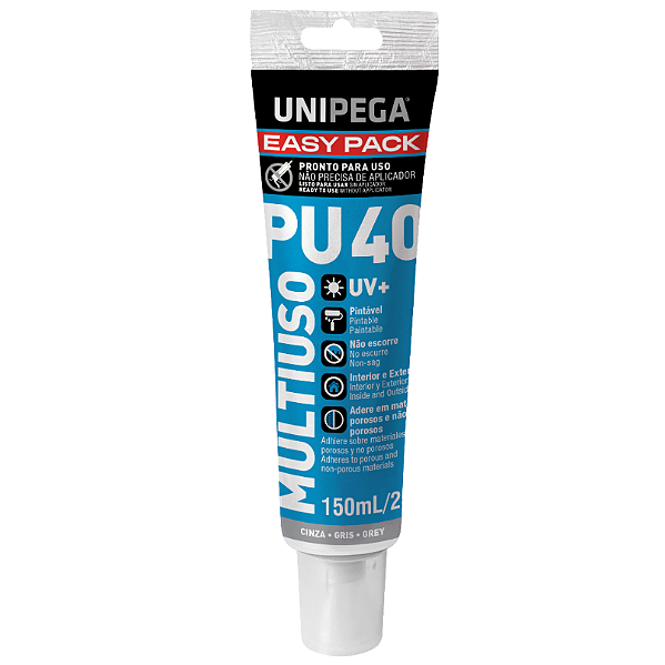 Selante PU 40 Multiuso Cinza 150g