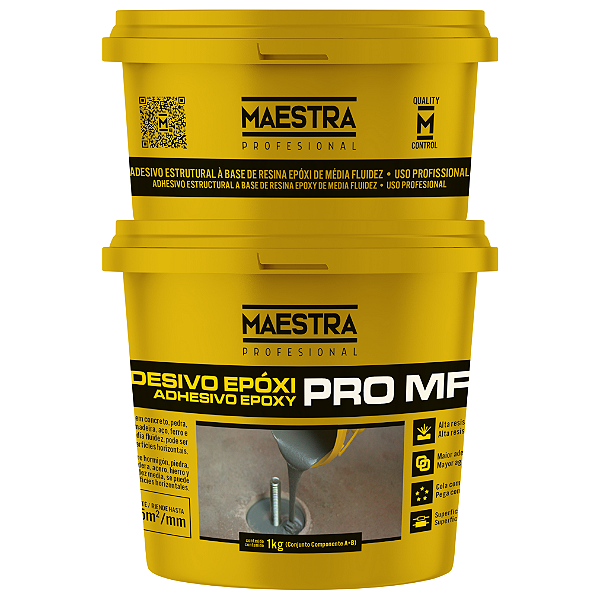 Adesivo Epoxi PRO MF Kit 1Kg Maestra