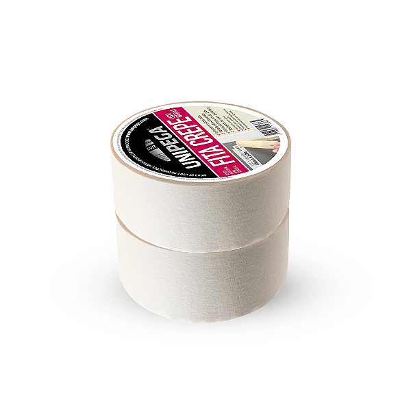 Kit Fita Crepe Uso Geral 48mm x 50m - com 2 unidades