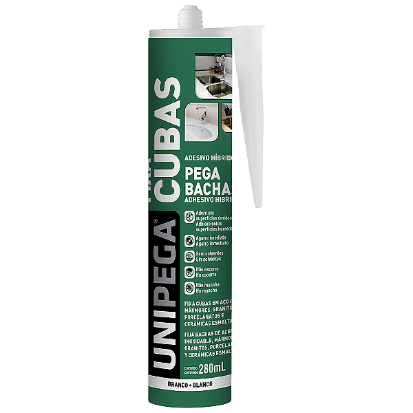 Adesivo Fixa Cubas Branco 280ml