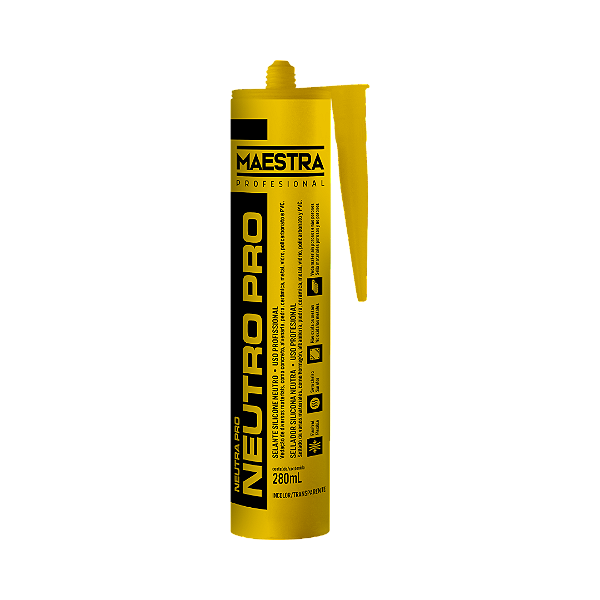 Silicone Neutro PRO Incolor Maestra 280ml