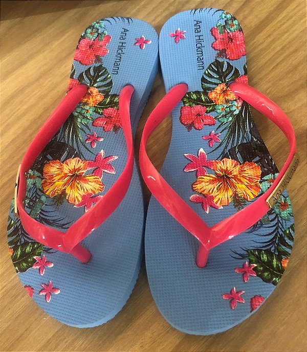 Chinelo Vibrant Floral Color - Ana Hickmann