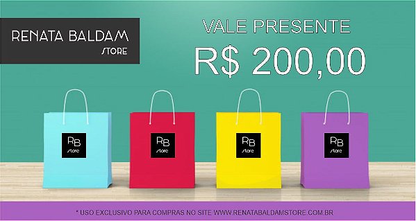 Vale Presente R$ 200,00