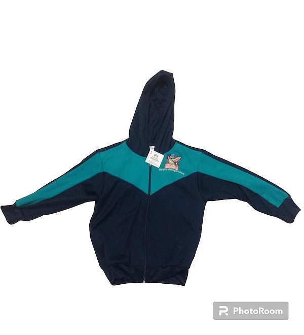 Blusão Helanca com Ziper Jacarezinho