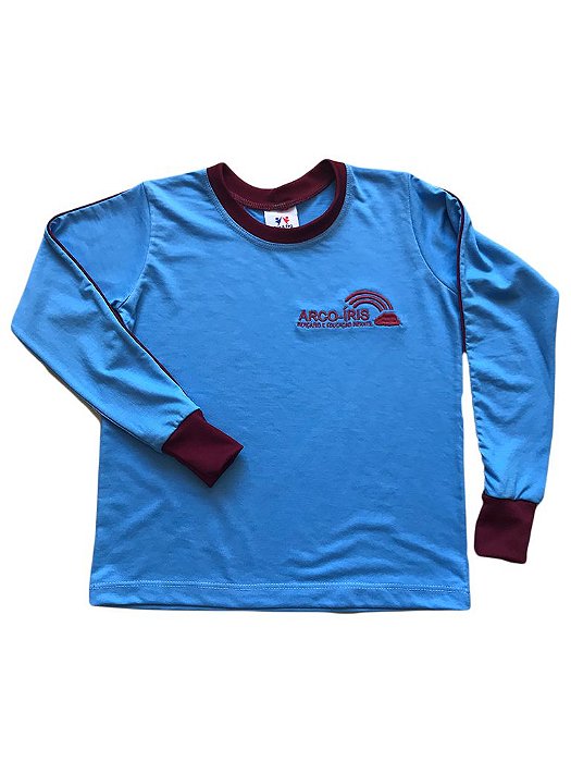 Camiseta Manga longa Arco Íris