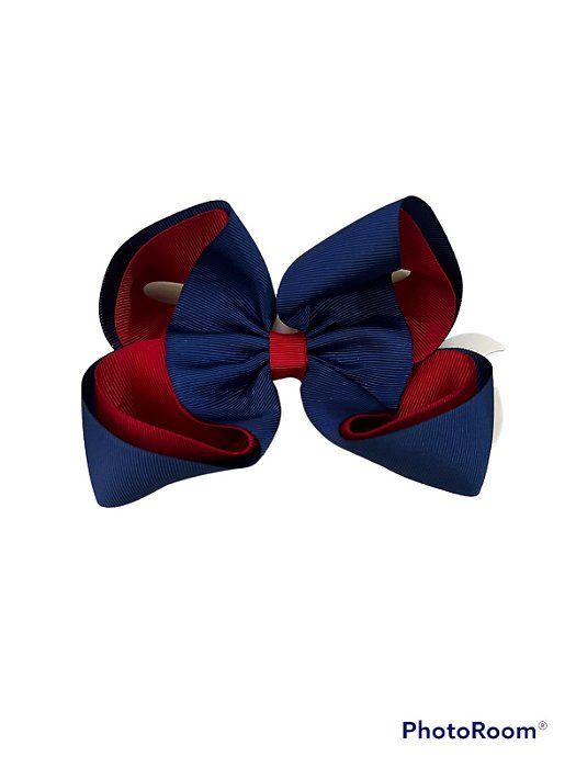 Laço Marinho com Vermelho