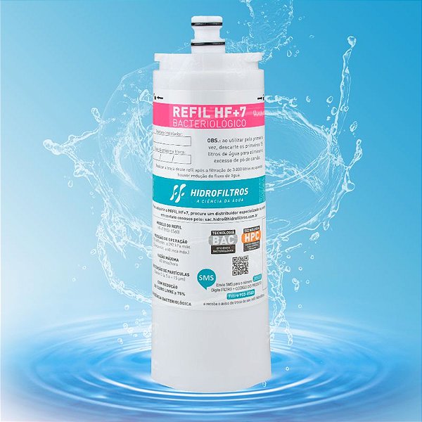 Refil bactericida Purificador de água refrigerado IBBL - Mais Purificadores  - Loja On-line
