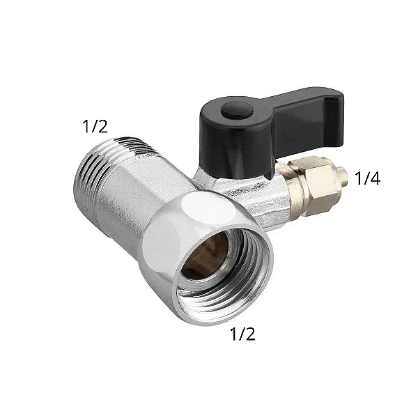Registro Adaptador Metal  para Purificadores - Electrolux