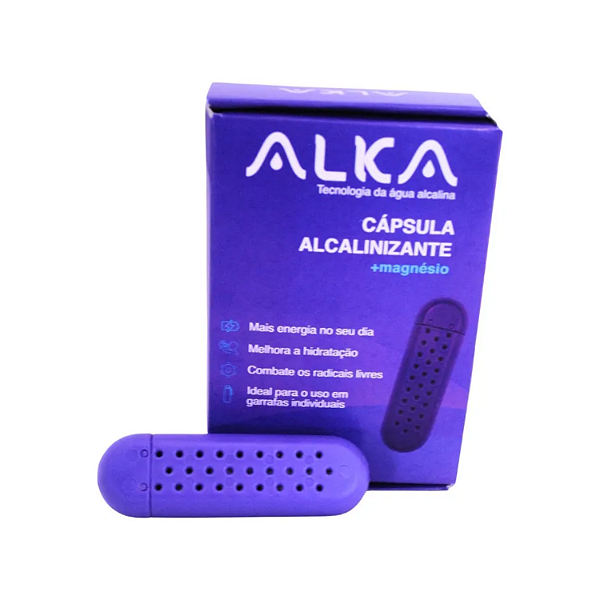 Cápsula Alcalinizante para Garrafas de Água - Alka