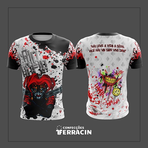 Camisa Camiseta de Quebrada Cria Favela Coringa Joker Dry