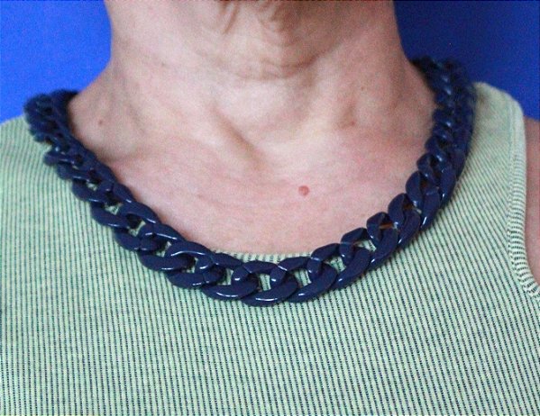 COLAR CORRENTE AZUL