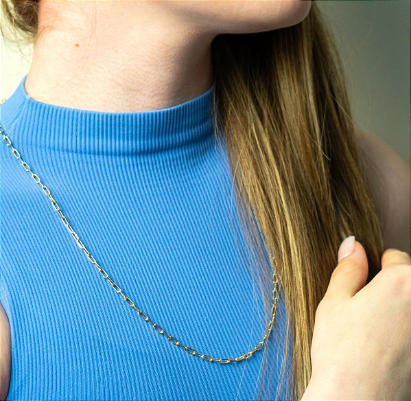GARGANTILHA CARTIER BANHADA A OURO