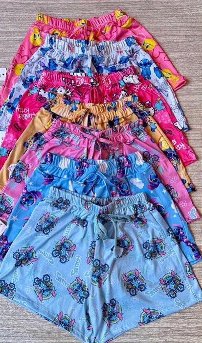 Shorts Disney Básico Feminino Sortido
