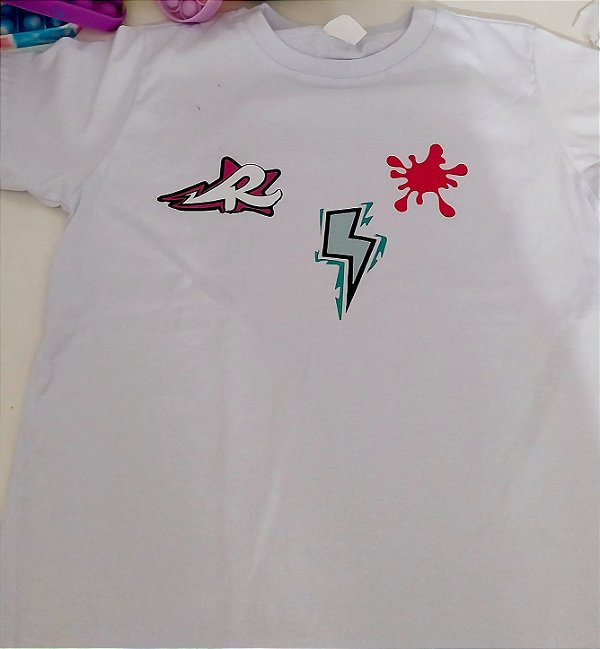 Camiseta Infantil Algodão Tam M Branca