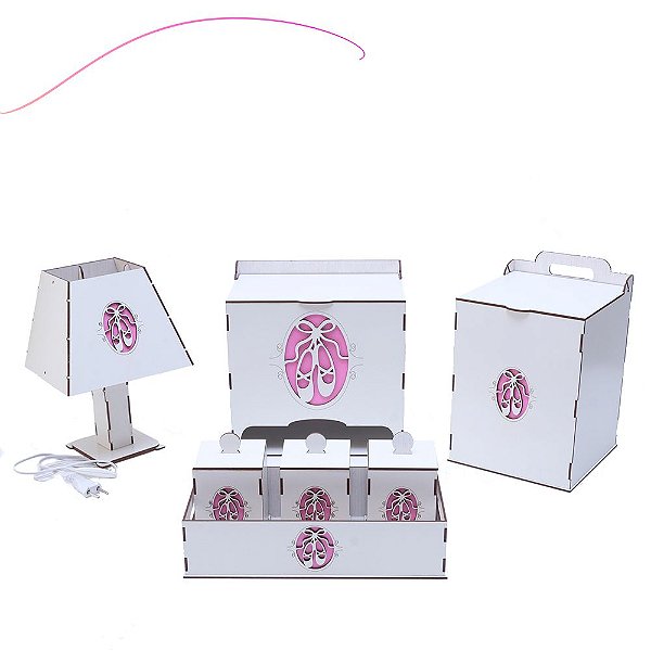 Kit Higiene Branco Sapatinho - 7 Peças