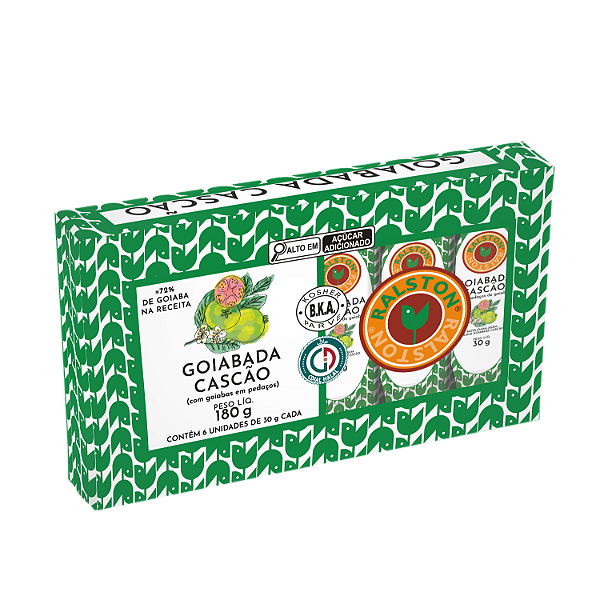 Display com 6x Goiabada Cascão 30g - Ralston