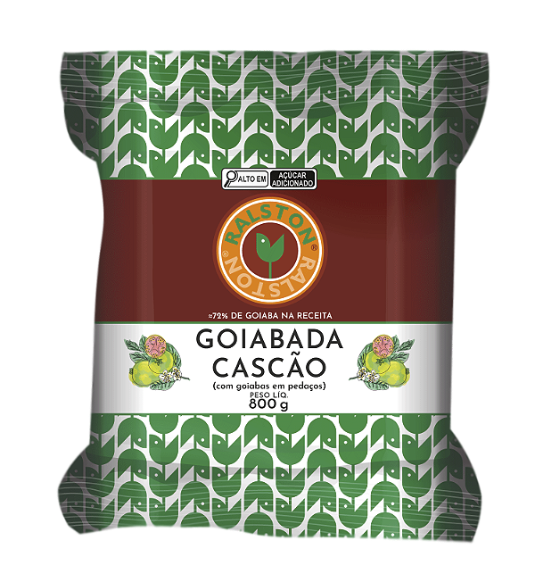 Goiabada Cascão 800g em Barra - Ralston