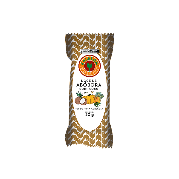 Doce de Abóbora com Coco Queimado 30g - Ralston