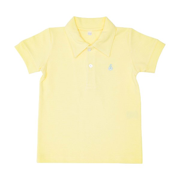 Camisa Piquet Amarela