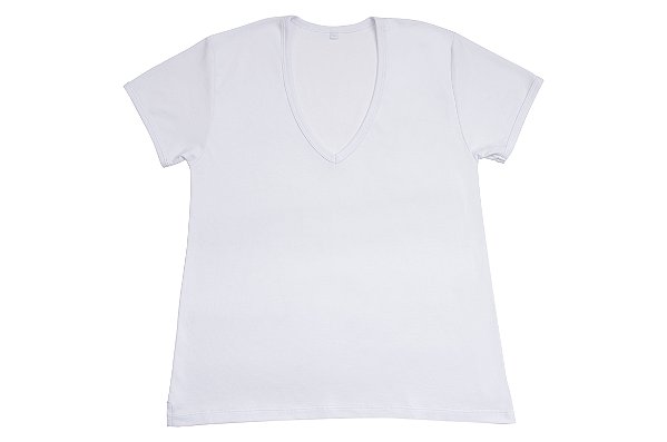 T-Shirt Branca Adulto em Algodão Pima Peruano