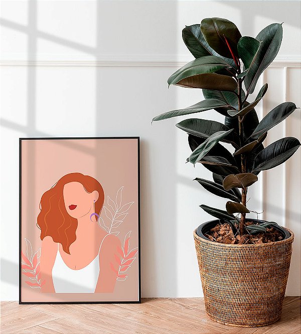 Quadro Romantic Woman