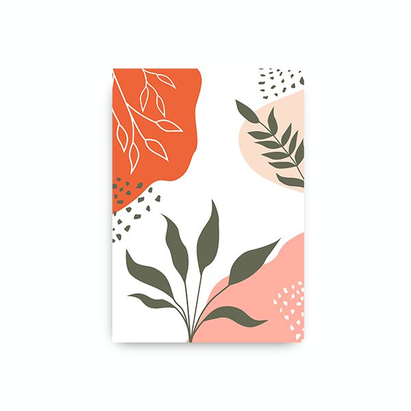 Quadro Folhagem Abstrato