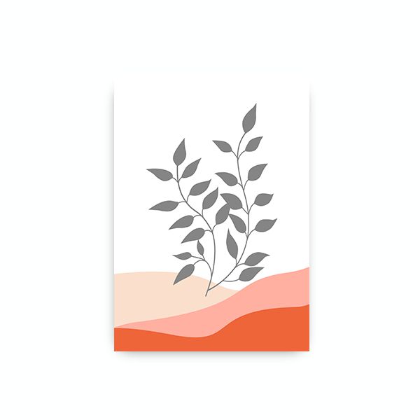 Quadro Folhagem Abstract Print