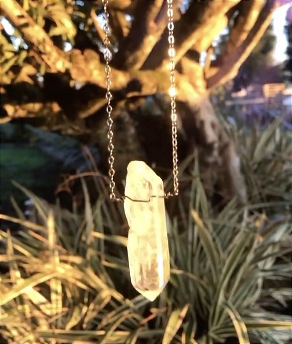 Colar Quartzo Branco