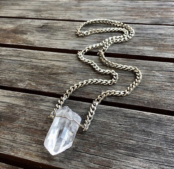 Colar Quartzo Branco