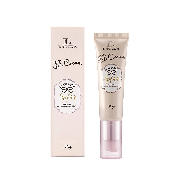 BB Cream Latika Clareador FPS 44 Bege Médio - Kosmeticos - Maquiagem,  Shampoo e Tratamento Capilar
