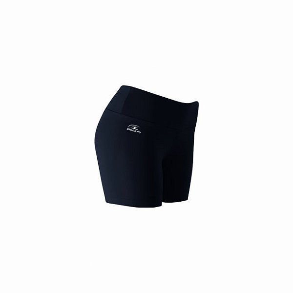 Shorts Preto Supplex  - Tamanho M - Dicorpo
